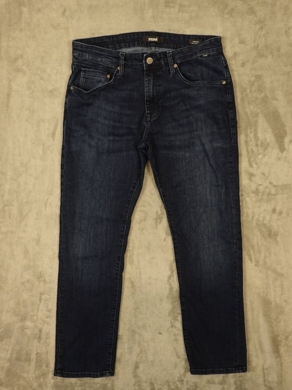 Mavi Marcus Slim Straight Leg Jeans Men's‎ 32x30 Dark Wash Stretch Denim